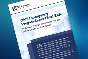 CMS Emergency Preparedness Final Rule White Paper
