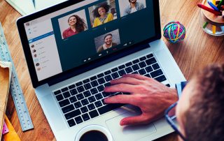 Illustration of video conferencing for hazard mitigation planning