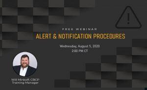 Webinar Wednesday Alert and Notification Procedures