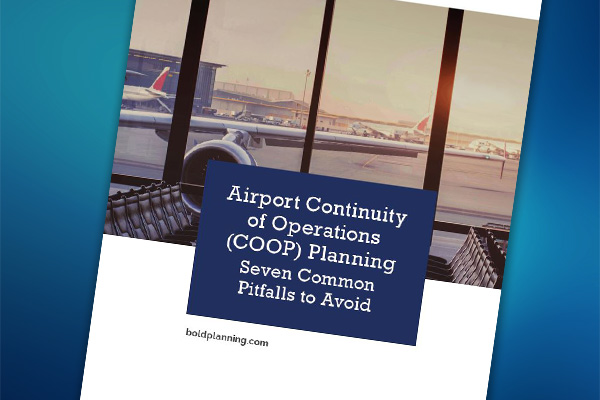 White Paper: Airport Continuity of Operations (COOP) Planning: Seven Common Pitfalls to Avoid