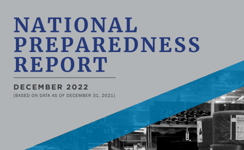 New Planning Resource Available from FEMA: 2022 National Preparedness Report